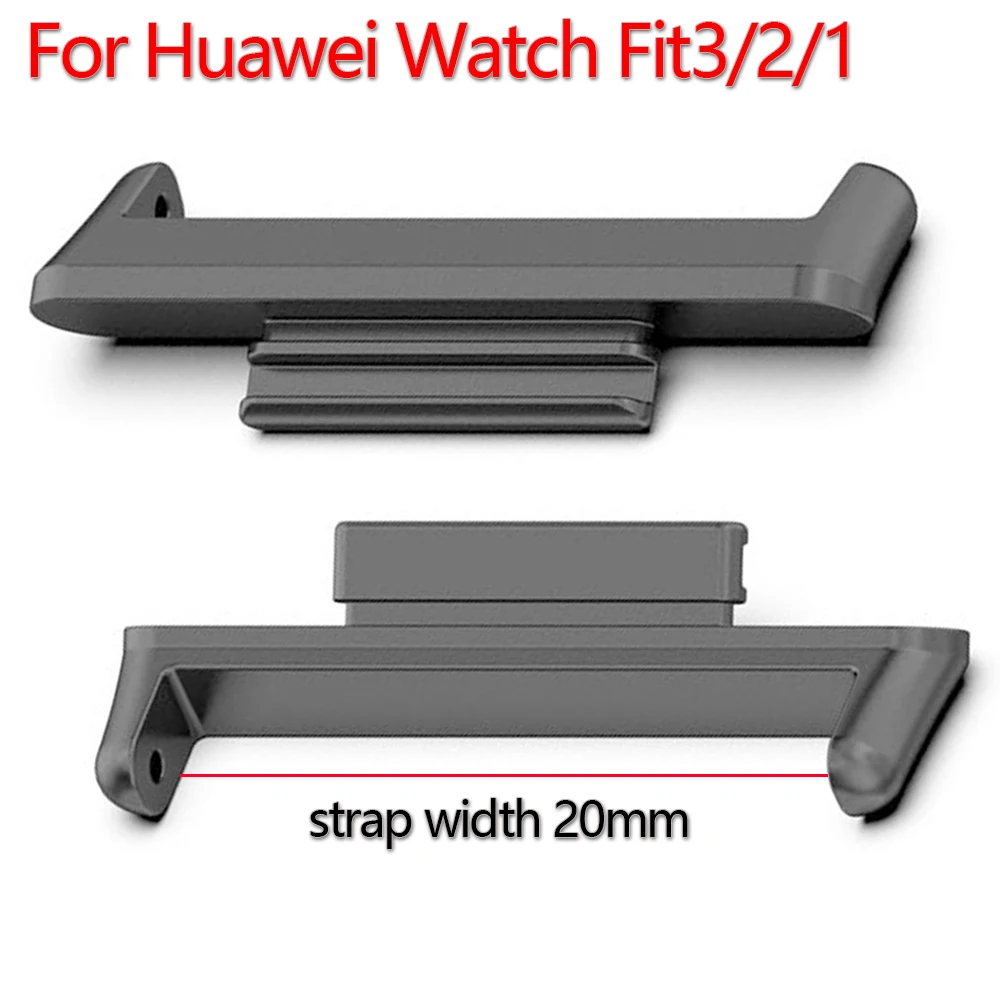 1 paar Adapter Für Huawei Uhr Fit 3 Armband Strap Connector Armband Metall Edelstahl Fit3 20mm Band breite zubehör