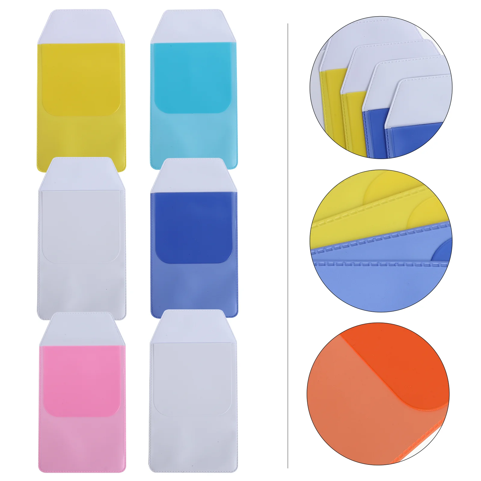 

12 Pcs PVC Pen Case Leak Proof Storage Bag for Doctor Nurse Daily Use Simple Design Holding Pens Pencils