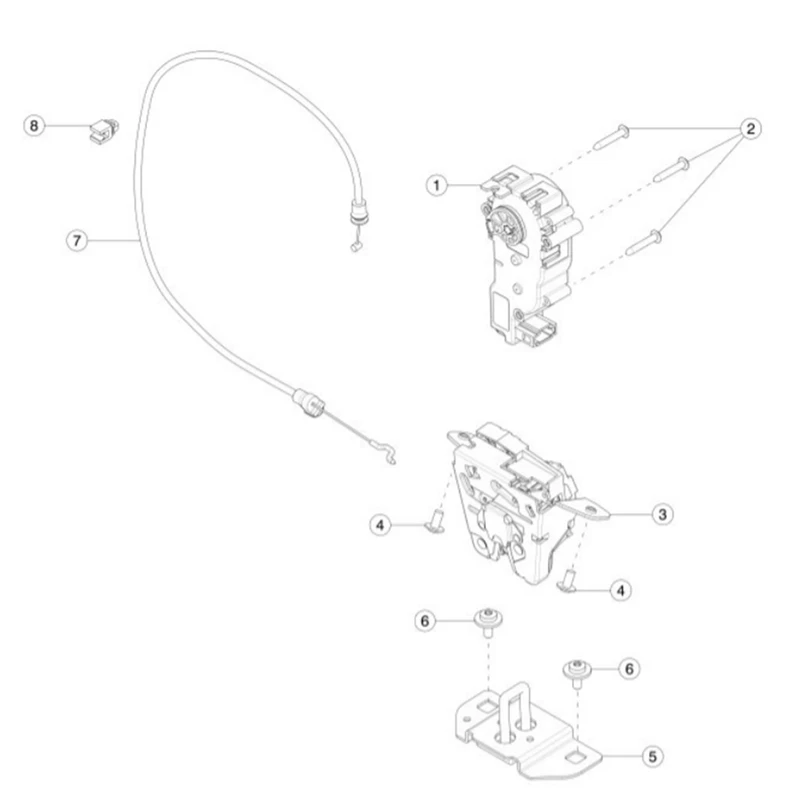 Rear Trunk Liftgate Lid Lock 1003549-00-D For Tesla Model S 2012-2021 Cinching Tailgate Latch Actuator Motor 100354900D