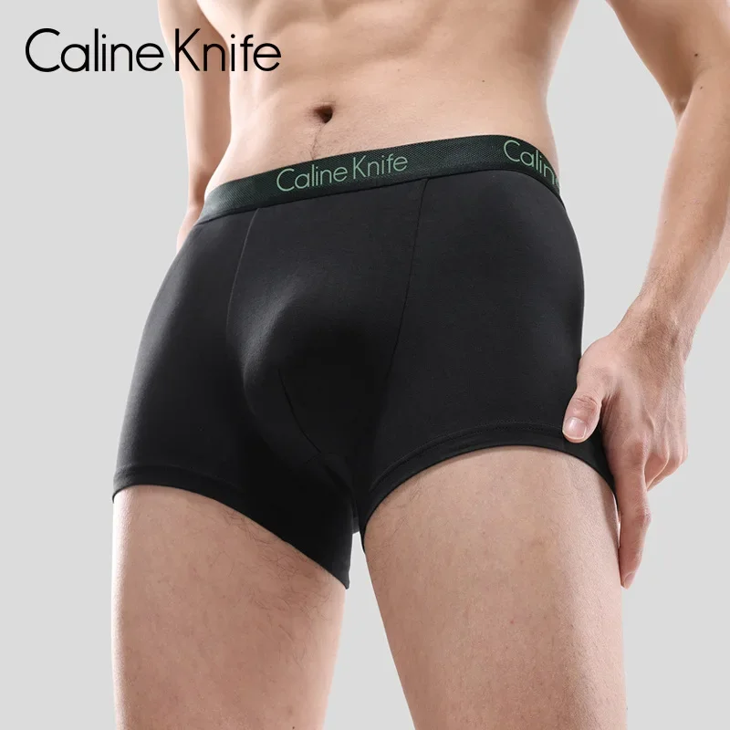 

Caline Knife Men's Boxer Breathable Underwear Pure Cotton 2025 New Mid-waist four-corner Briefs 10A Antibacterial 1Pcs L-3XL