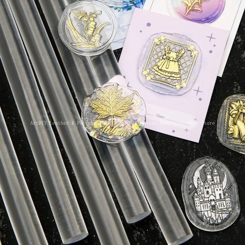 

Прозрачные восковые палочки для клеевого пистолета, диаметр 0,7 см, длина 20 см, совместимы с клеевым пистолетом, для запечатывания приглашений