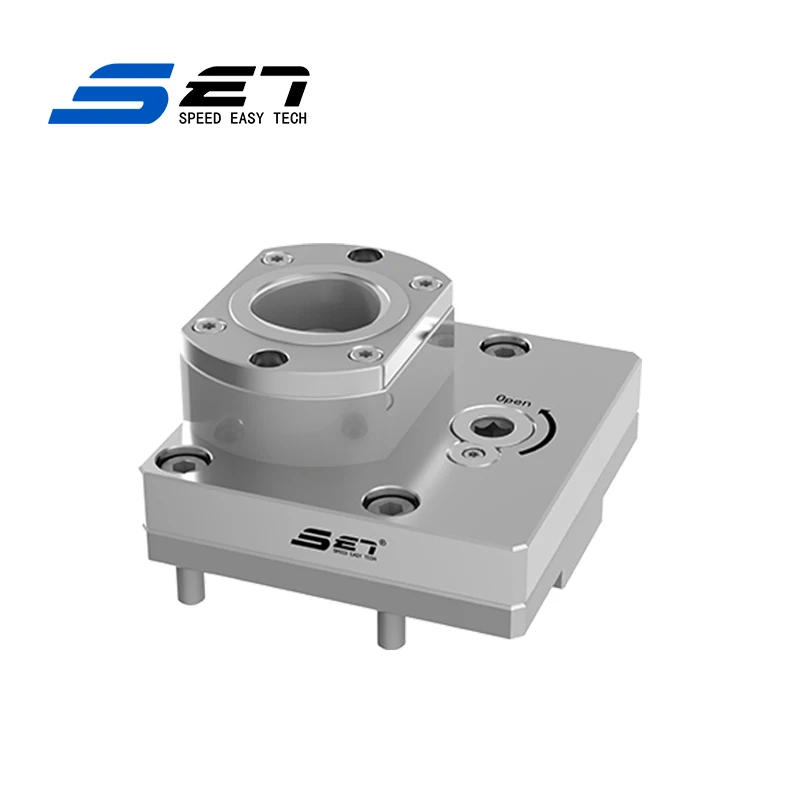 Manual Pneumatic Tool Post for Lathe Tools Hardened Stainless Steel 28 KN Clamping Force Quick Tool Change