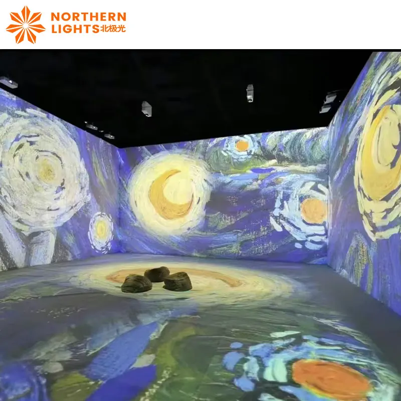 Large Screen Immersive Interactive Wall/floor Laser Projection For Exhibition