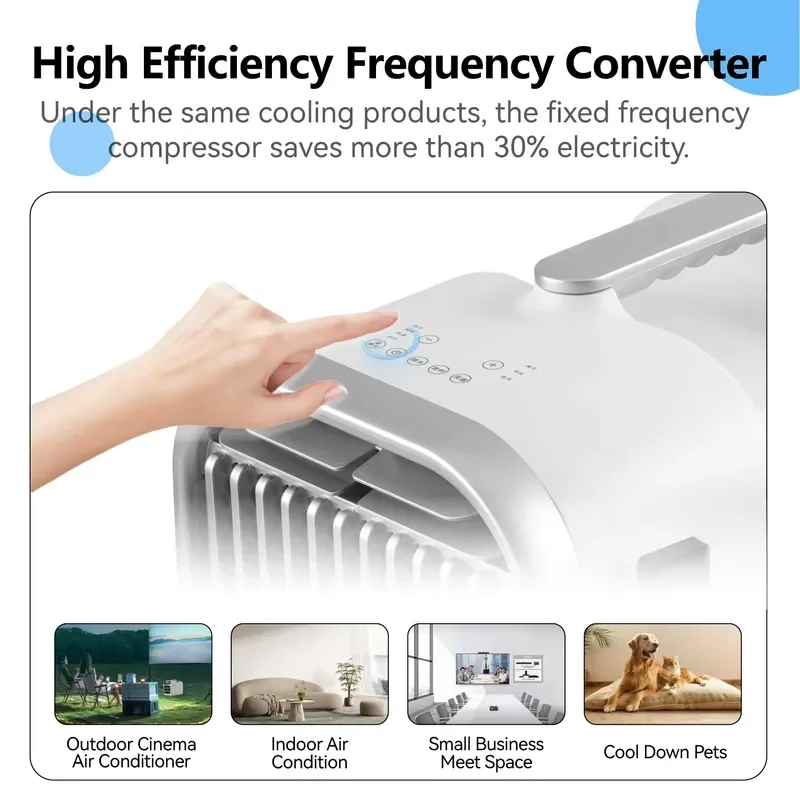 Hot Sale High Quality 5200 BTU Portable Air Conditioner for Cars Households Hotels Outdoor Camping in Tents view 5