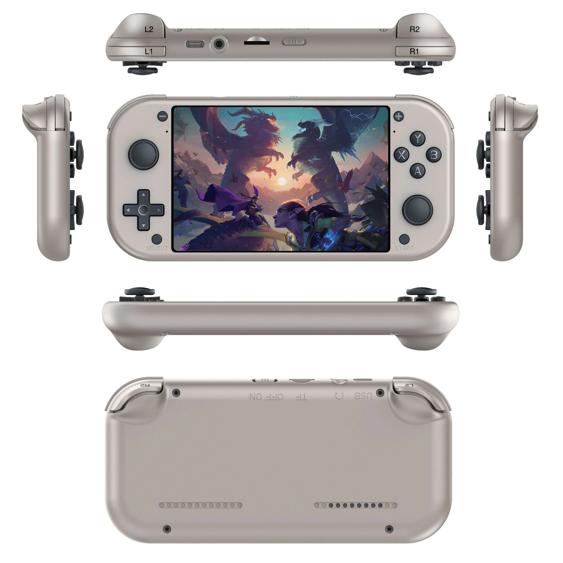 M17 handheld video game console open source Linux system 4.3-inch IPS screen portable pocket video game player 64GB 128GB boy gi image 5