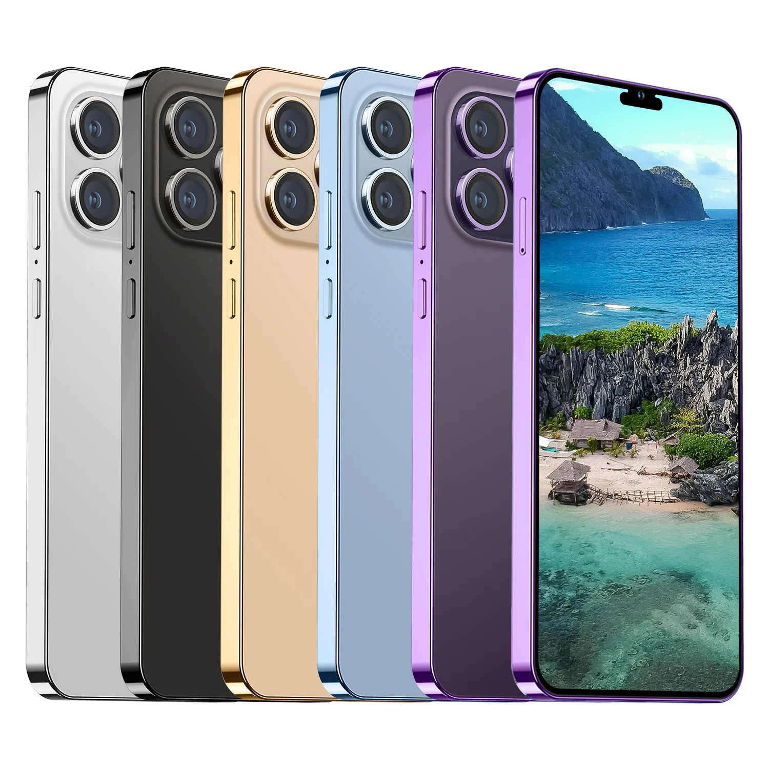 7.3 Inch I14 Fake Phone Dummy Phones False Mobile Phone Telephone Smartphone Fake Prop Model Mockup Replica Display