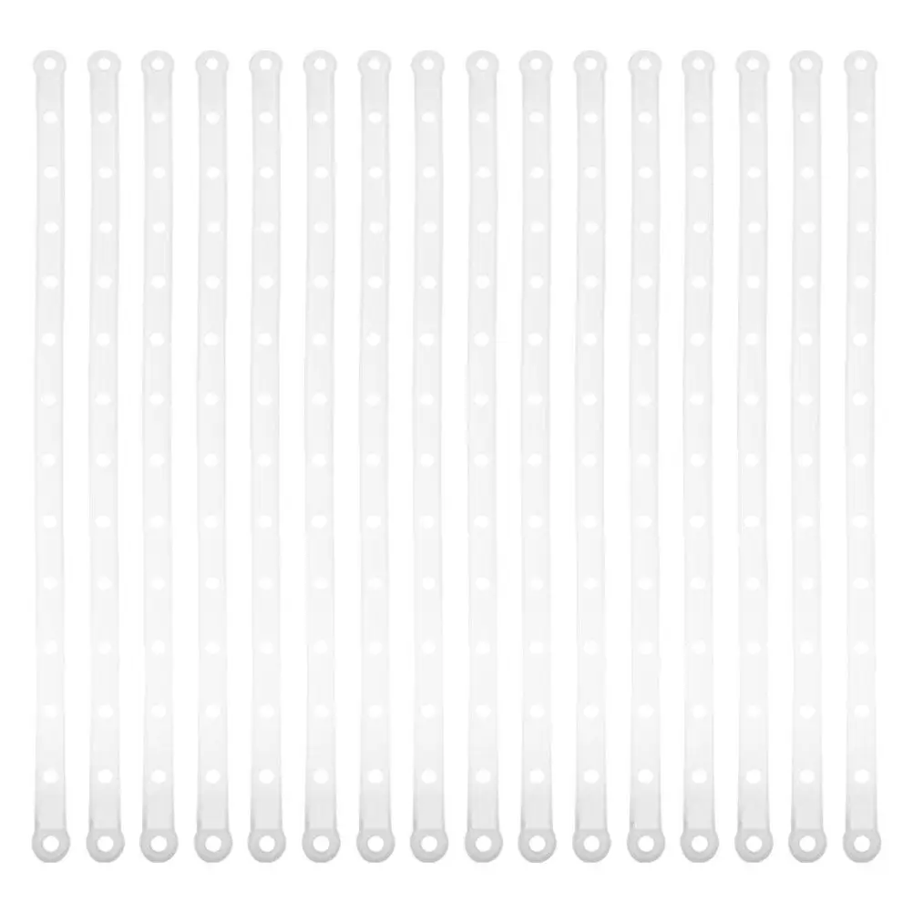 50Pcs Hanger Connecting Strips Space Saving Closet Organizer Plastic Display Strips Multifunctional Pant Clip Connector