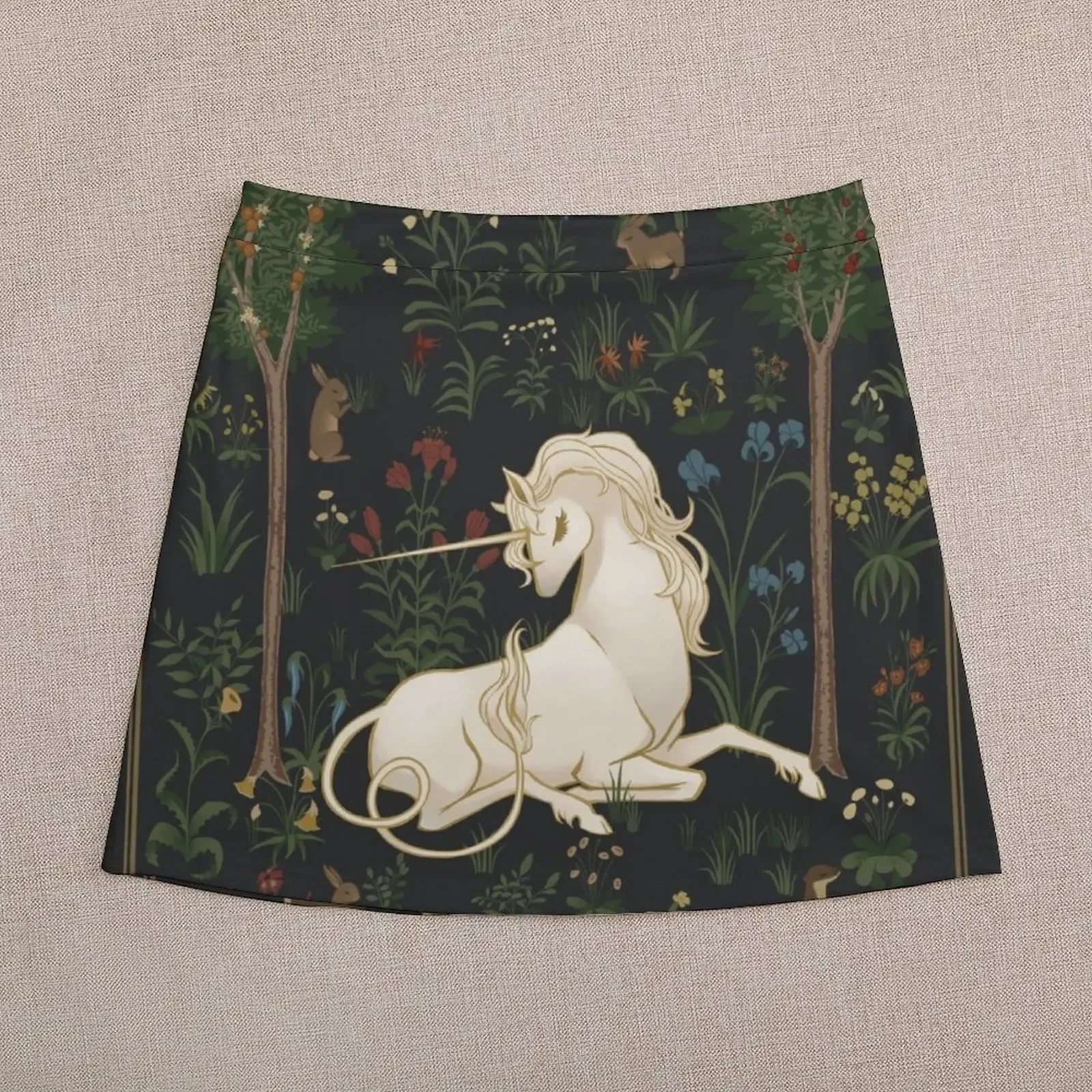 Unicorn Woods Mini Skirt summer dress women 2024 korean fashion