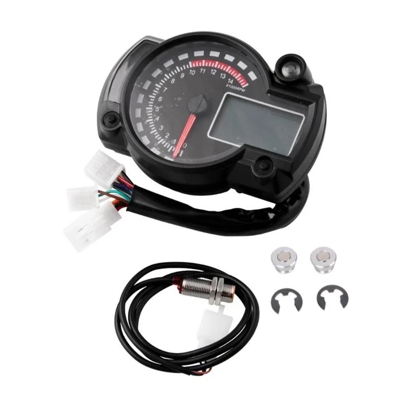 M68B Long Lasting Weatherproof Motorcycle Instrument Cluster Digital Speedometer with Real Time Speed and Distance Monitoring