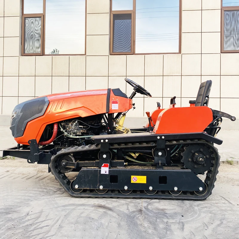 

Customized Multifunctional rotary tiller suitable for paddy fields, 60 HP crawler tractor, high-power cultivator and mini tiller