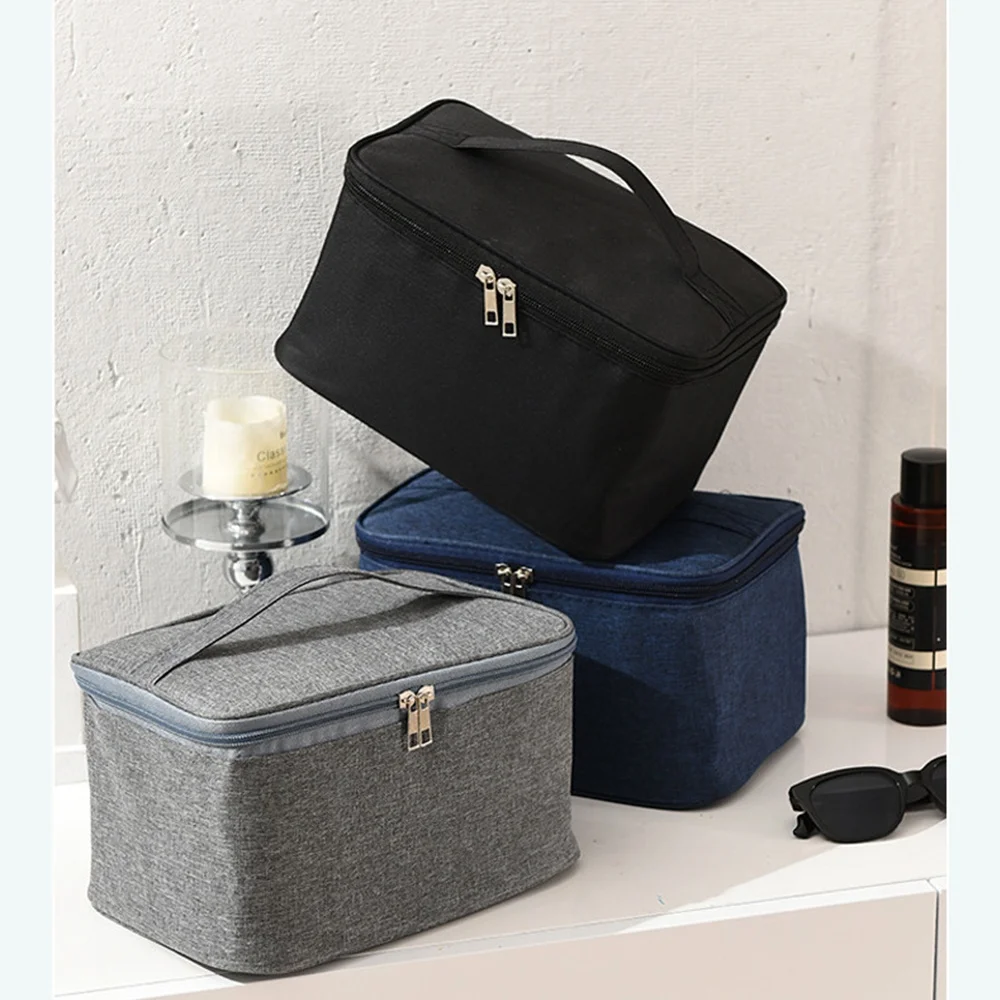 

Men's Cosmetic Storage Bag Large Capacity Travel Toiletry Men Organizer Bags Waterproof Oxford Fabric Outdoor