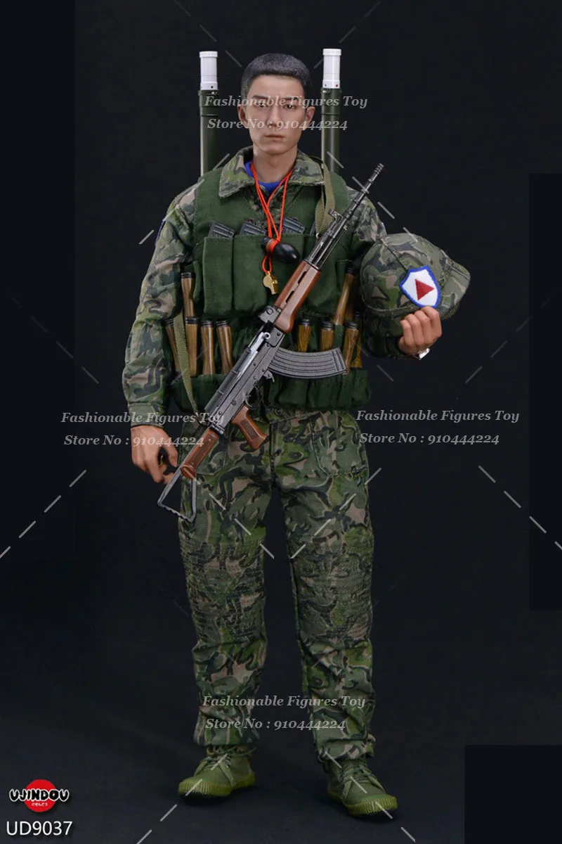 UJINDOU UD9037 1/6 ผู้ชายทหาร People's Liberation Army of China ดาบสีฟ้า B ชุด 12 นิ้ว Action Figure Collection