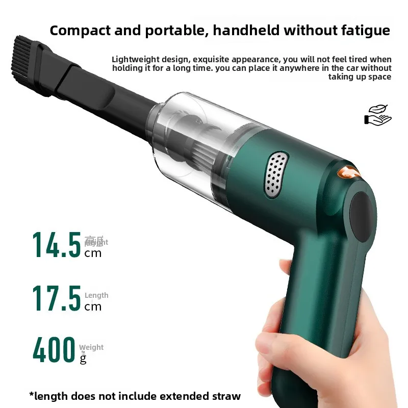 High Power Powerful Suction Handheld Vacuum Cleaner Wireless Rechargeable Small For Car Home Pet Hair Cleaning