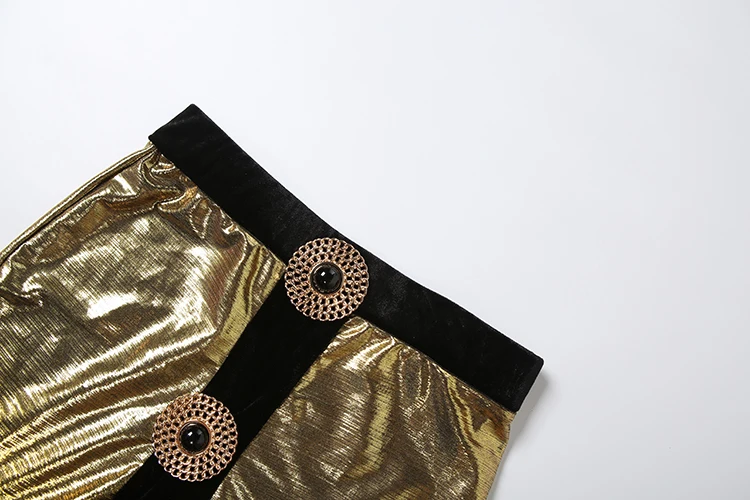 Weird Puss Fashion 2-teiliges Set Damen Trend Rollkragenpullover mit Glockenärmeln und unregelmäßigem Saum aus Cord + Rock mit Metallschnalle Sexy Streetwear – Detail 9