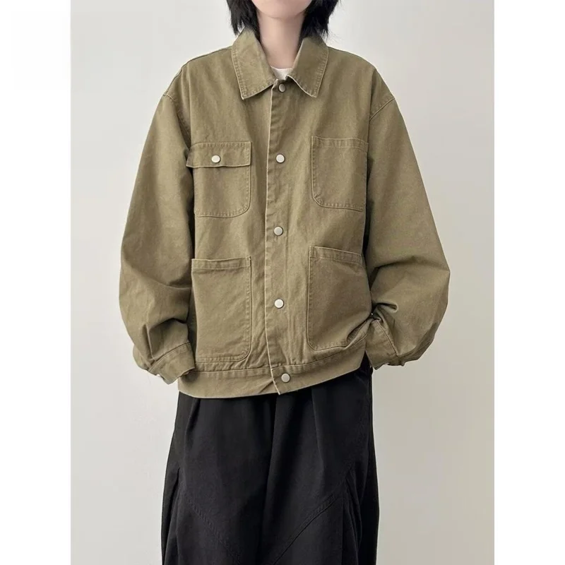 

Свободный крой, мужской джинт, весенне-осенний уличный джемпер, Гонконгская модная модная корейская версия в стиле Харадзюку, весенний джет