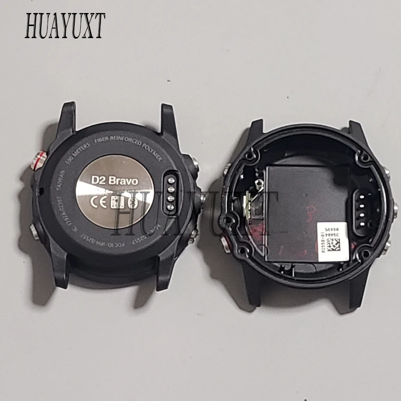 Cubierta trasera Original sin batería para relojes GPS multideporte Garmin D2 Bravo reemplazo de reparación (sin sensor de frecuencia cardíaca)