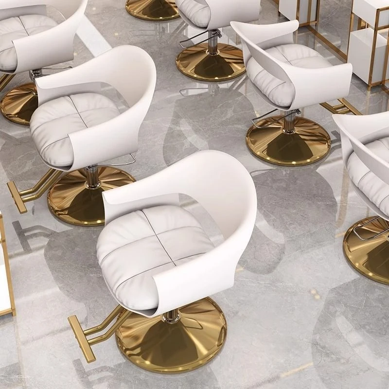 

High-end hair salon chair, simple hair salon special lifting and rotating