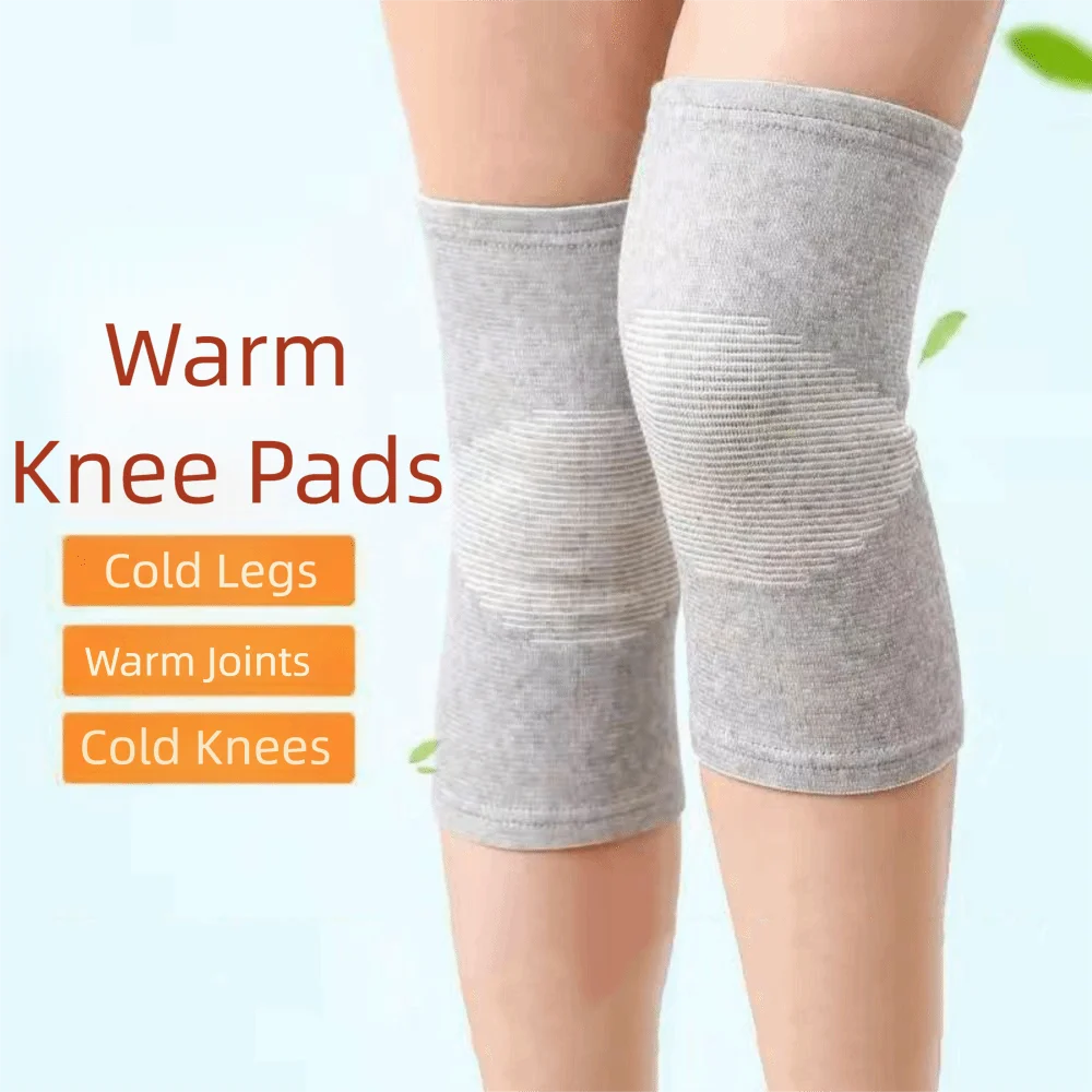 وسادات ركبة من الصوف المرن المضغوط بتصميم شريطي من القطن والبوليستر وواقي للركبة ومرونة رفيعة وعارية باللون الأسود والرمادي