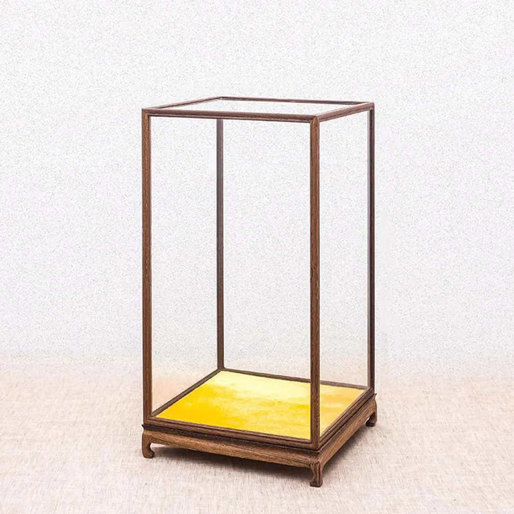 حافظة عرض شفافة صندوق عرض منزلي ممتاز متعدد الوظائف صندوق زجاجي واقي ملحقات عرض سطح المكتب للمنزل