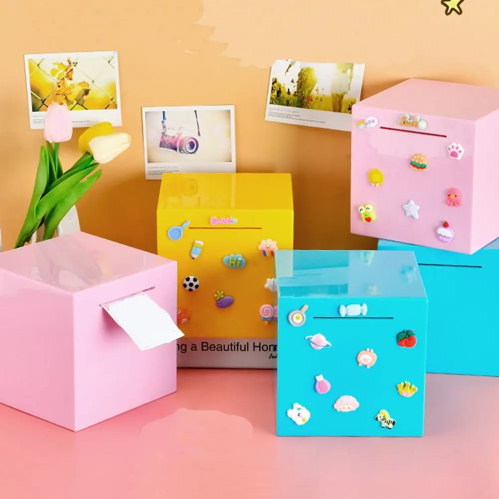 Nützliche Geld aufbewahrung Spar büchse handgemachte DIY Handwerk Geld sparen Box Kinder Sparschwein hilft die Gewohnheit zu sparen