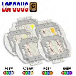 High Bright 100W 120W RGBW RGBWW RGBY RGBV RGBWY LED Chip Red Green Blue Warm White Yellow Purple COB For Stage Light Effect