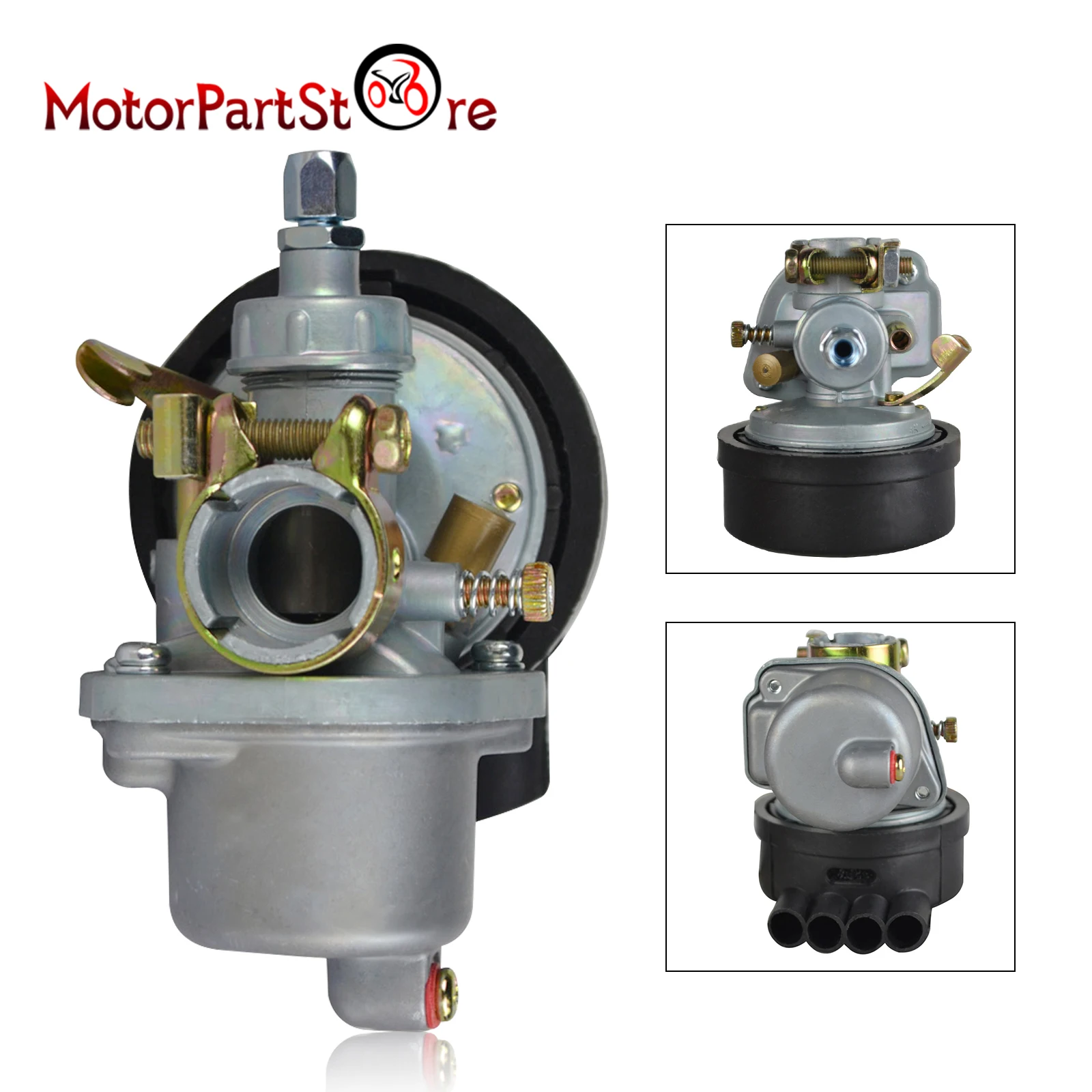 Motorized Bicycle Carburetor Carb for 49cc 50cc 60cc 66cc 80cc 2 Stroke Engine Motor Bike Carburetor