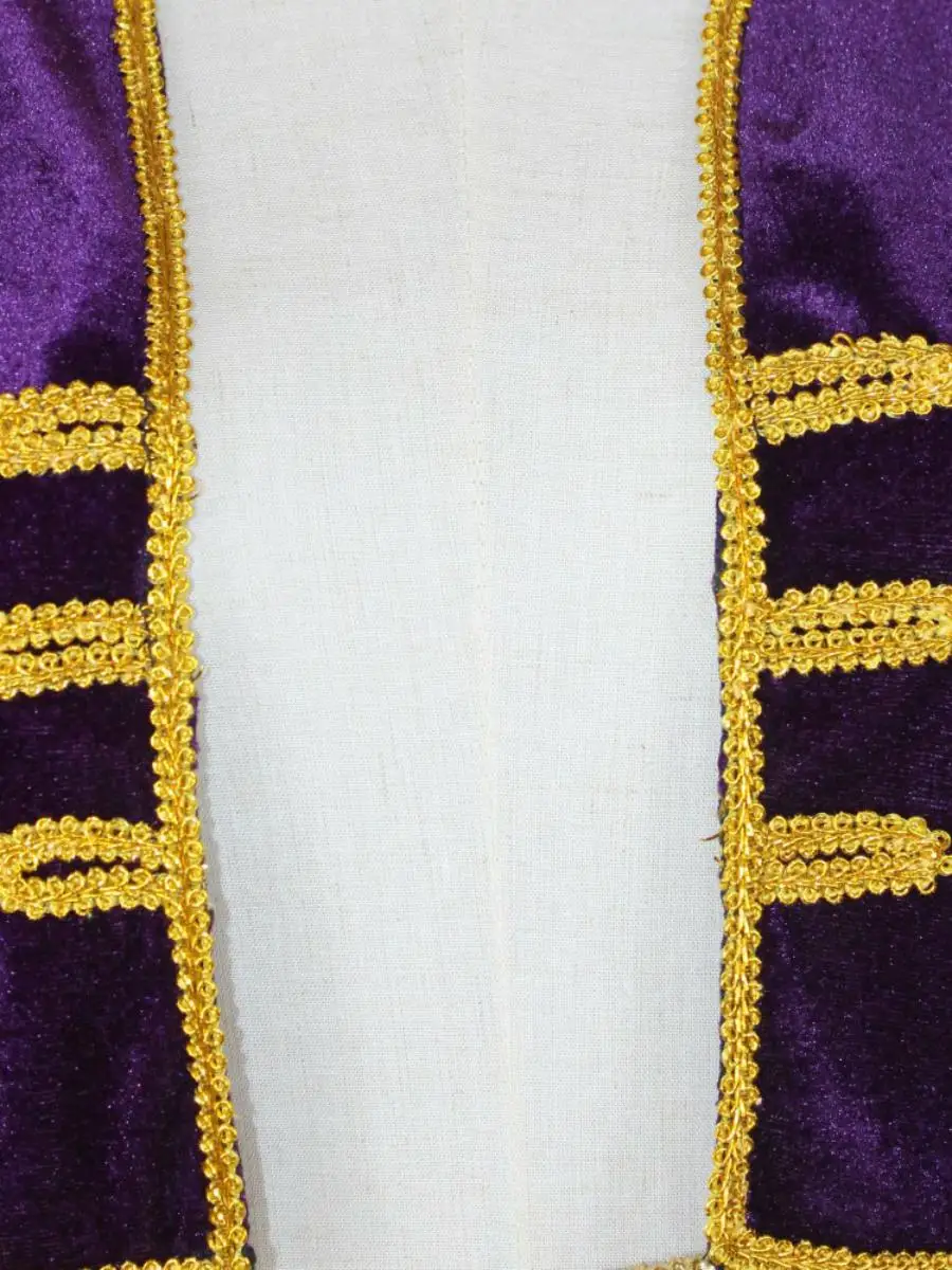 Kostum Pertunjukan Pangeran Aladdin Versi Asli Film Loween Baru Pakaian Cosplay Anak-anak Pakaian Panggung Etnik Poliester