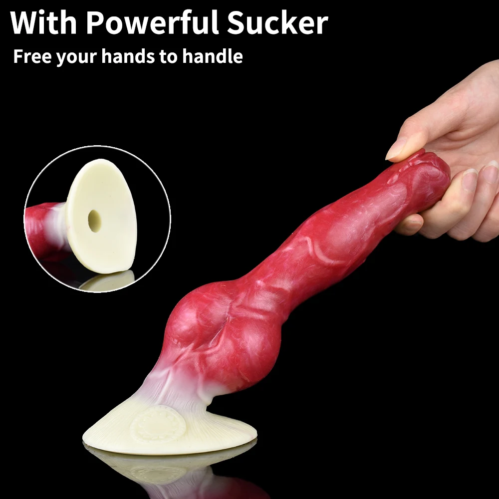 LUUK Animal Dog Knot Dildo Wireless Sex Toys For Women Soft Silicone Masturbator G Spot Stimulate Remote Control Adult Goods