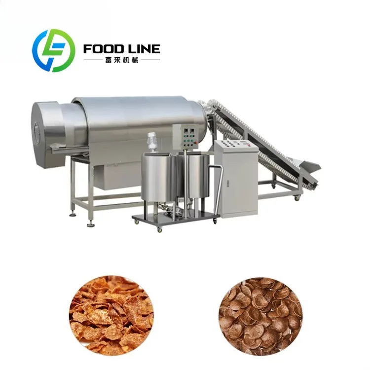 Customized Snack Seasoning Tumbler Balanced Rotation Structure Avoids Material Partial Accumulation And Uneven Flavor Coverage