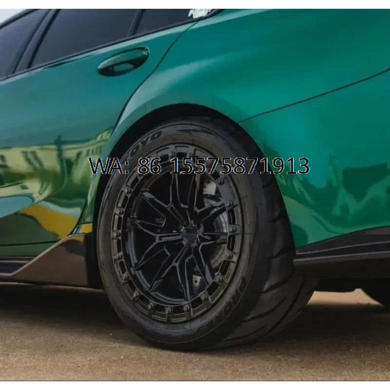 BZY-305 15 17 18 Inch Drag Racing Wheels 5x115 6x139.7 5x120 Beadlock Style for G87 M2 OEM Dodge Challenger Hellcat