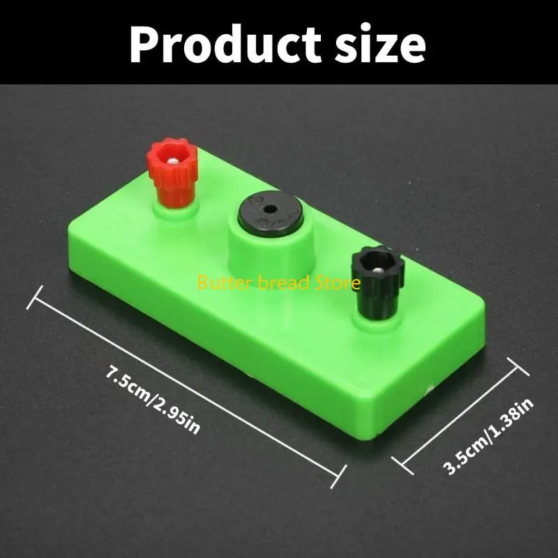 W89C Buzzer práctico 3V Física Equipo electricidad Ayuda aprendizaje para estudio ciencias