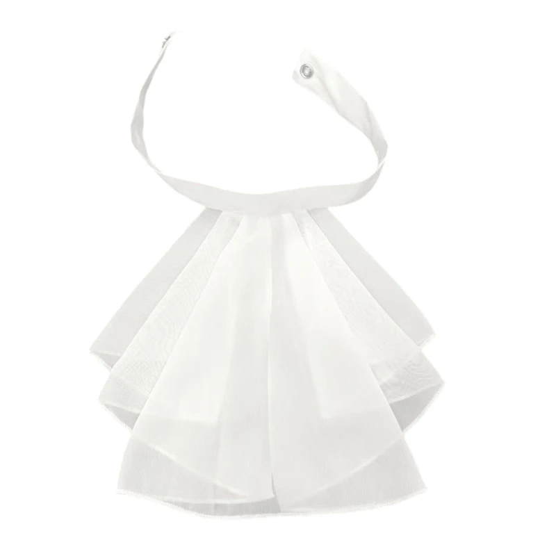 Elegant Faux Collar Detachable Multilayer Ruff Collar Neckwear For Wedding Event