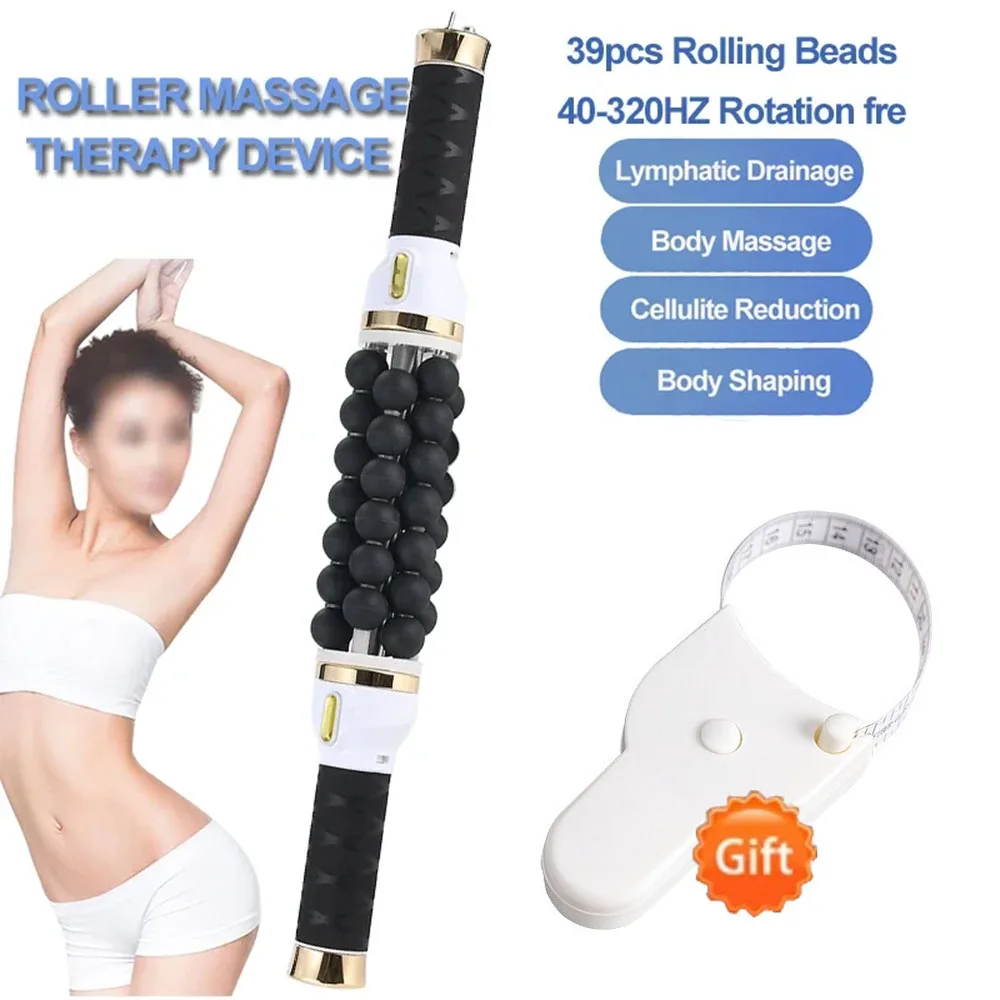 

Body Contouring Machine Rotating Body Roller Fitness Massager Anti-Cellulite Sliming Machine 7D Rolling Beads Cylinder Therapy