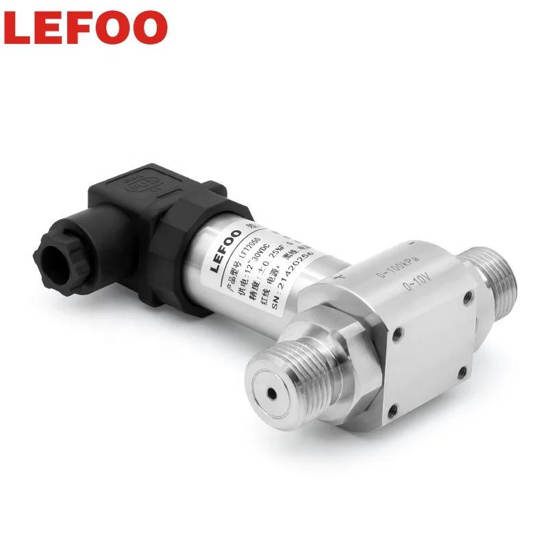 LEFOO 4-20mA Differential Pressure Transmitter for Air Gas Liquid Oil DP Sensor