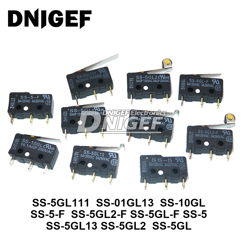 Limit Micro Switch SS-5 SS-5GL SS-5GL2 SS-5GL13 SS-5-F SS-5GL-F SS-10 SS-01 GL GL2 GL13 SS-5GL111 Original