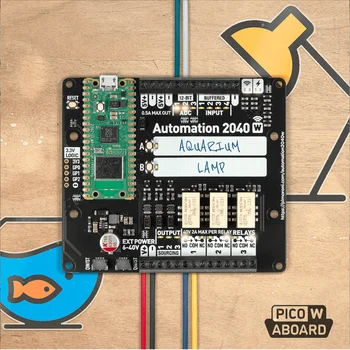 자동화 전원 모니터링 및 자동화 보드, 올인원 컨트롤러, 2.4GHz 무선 연결, 2040 W Pico W / RP2040 