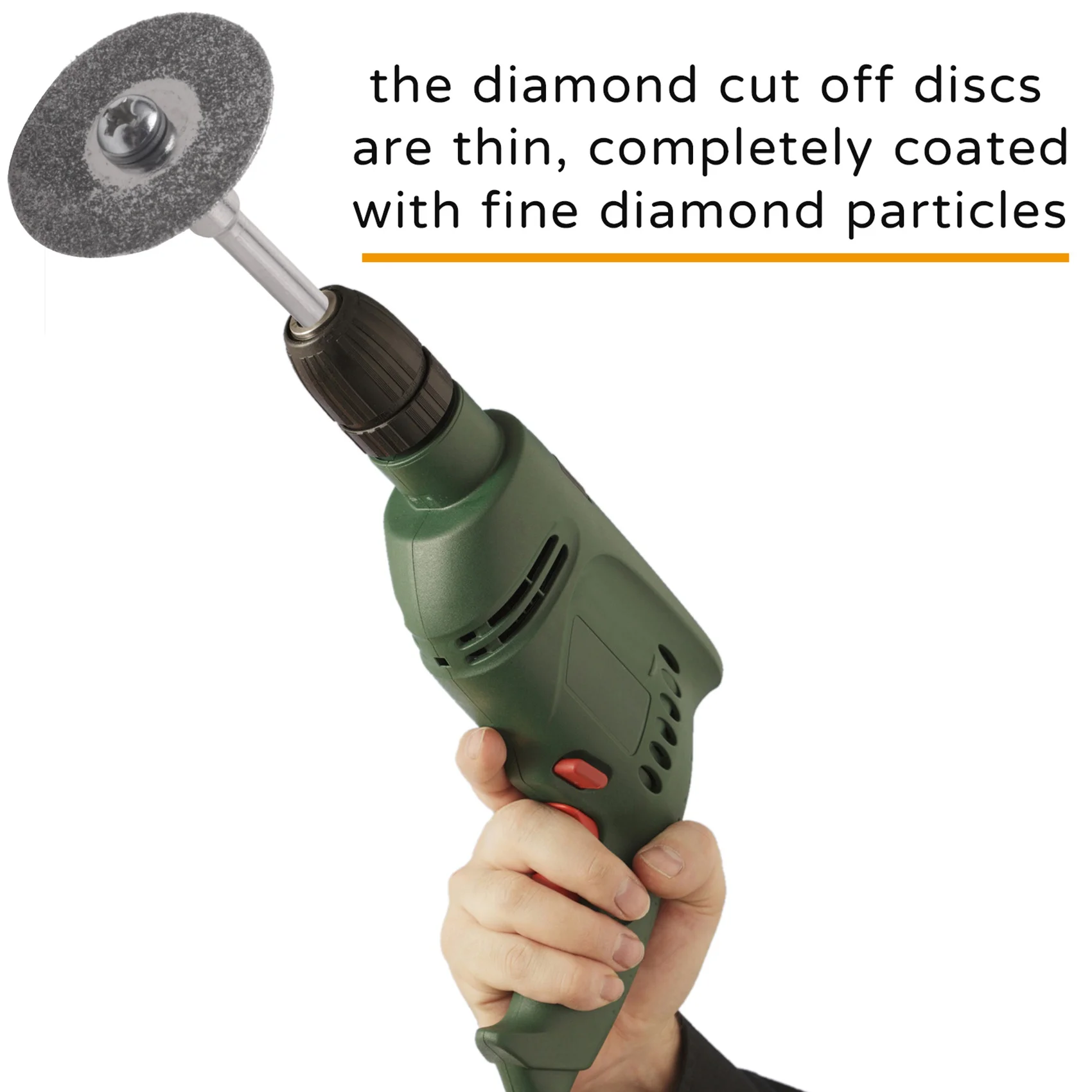 20 Pieces 22 Mm Diamond Cutting Wheel Cut Off Discs Coated Rotary Tools With 4 Pack Mandrel Rotary Tool For Drill Dremel