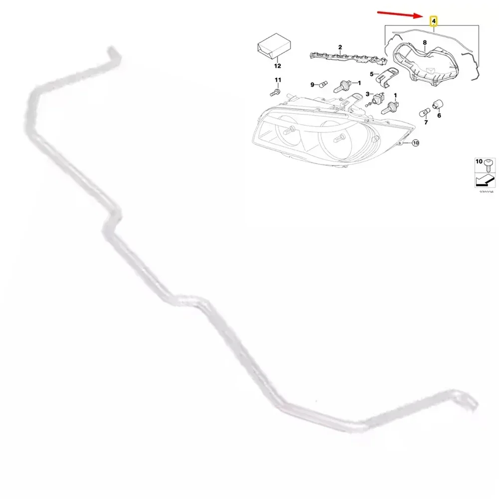 

Для BMW 1 E81 ПОДДЕРЖКА ПЕРЕДних ФАРОВ 6924671 63126924671 Крепежные пружинные аксессуары для автомобильных фар