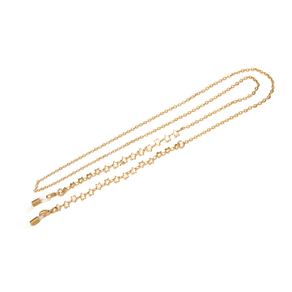

1Pcs Delicate Hollow Star Eyeglass Chain Anti-Slip Glasses Strap Eyewear Rope Hanging Strap Eyeglasses Accessories Fashion