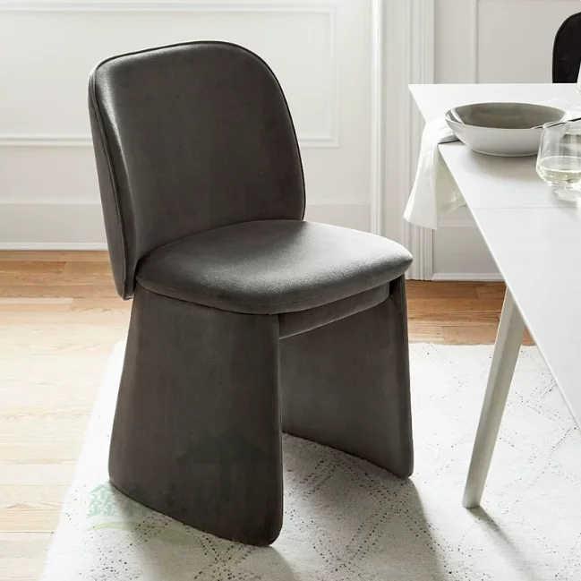 #Modern Minimalist Dining Chair With Soft Back, Nordic Style Home Chair With A Touch Of Luxury And Sophistication