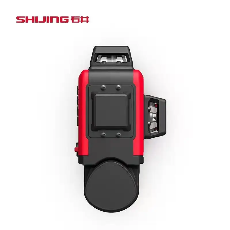 SHIJING 7859F 3D Cross Line Green Beam 3X360 Laser Level With Hard Carry Case & Remote Control Functions