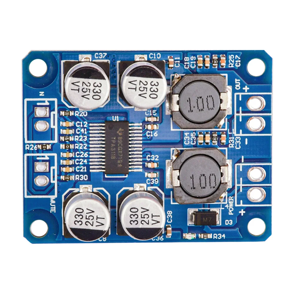 DC 8-24V TPA3118 30W 60W PBTL Mono Digital Audio Power Amplifier Board Amp Module Class D Amplifiers 4-8 Ohms