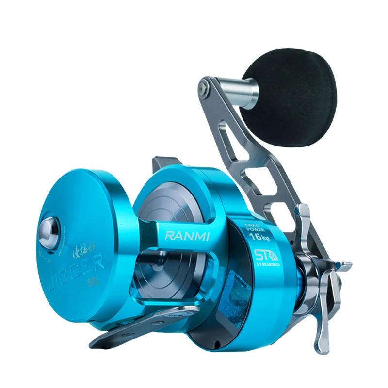 

Original 2024 BT fishing reels jigging Max Drag 16KG 8+1BB sea fishing rods and reel