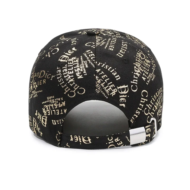 Baseball Cap Full Print Letters Embroidery Casual Wind Hat Fashion Men and Women with The Same Trend Fashion Sun Hat - Image 4
