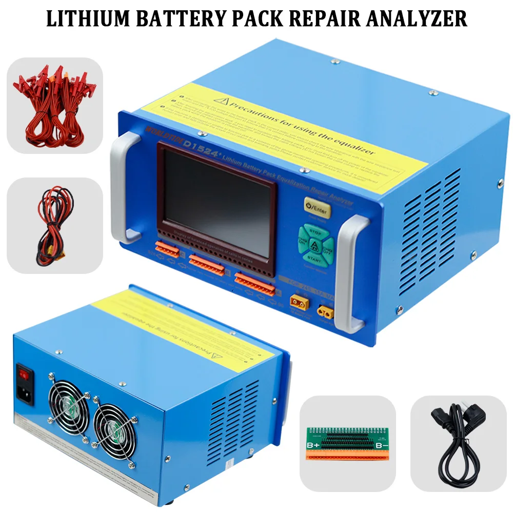 Sunkko D1524 15a Hoge Huidige Lithium Batterij Equalizer Drukverschil Reparatie Balancer Batterij Equalizer Auto Onderhoud