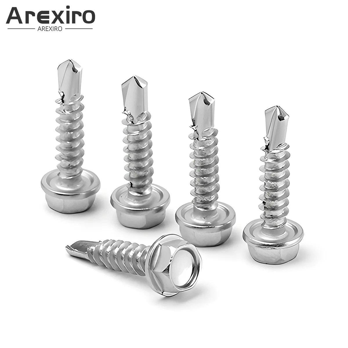 50PCS M4.2 410 stainlessy steel outer hexagon self-drilling screw tapping self-drilling screw length 13/16/19/25/32/38/45/50mm