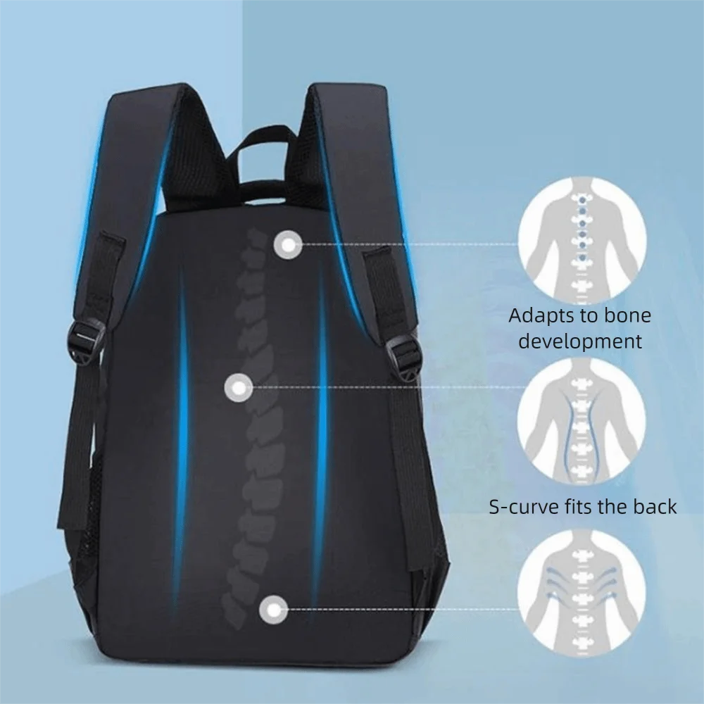 

Lightweight Primary Schoolbag Burden Reduction Large Capacity Leisure School Bag Waterproof Spine Protection School Backpack