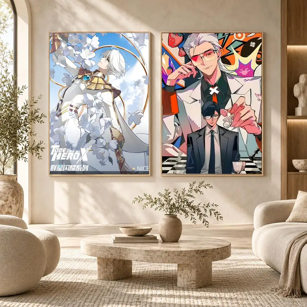 Anime To Be Hero Poster Self-adhesive Living Room Bedroom Party Bar Decor Moisture-proof Fade-resistant
