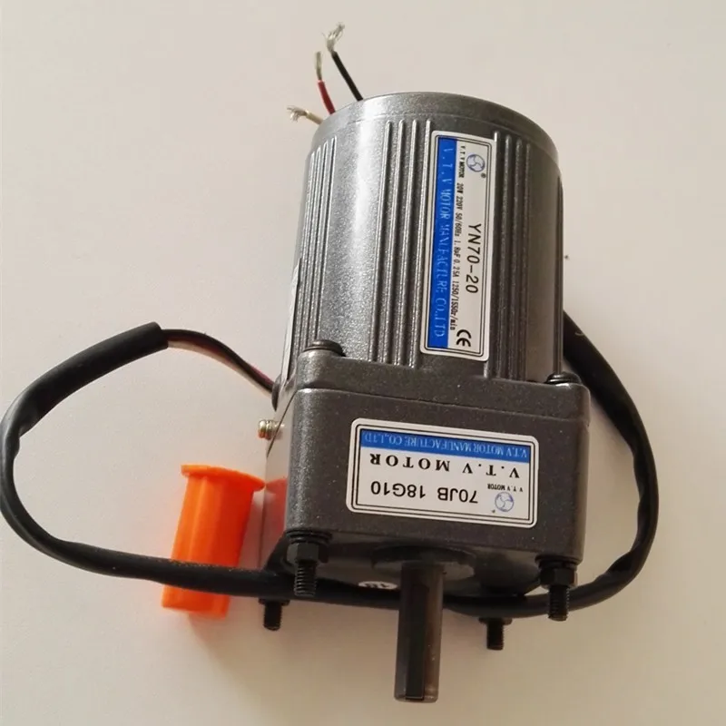 220V AC Speed-Regulating Gear Motor 30w 50RPM