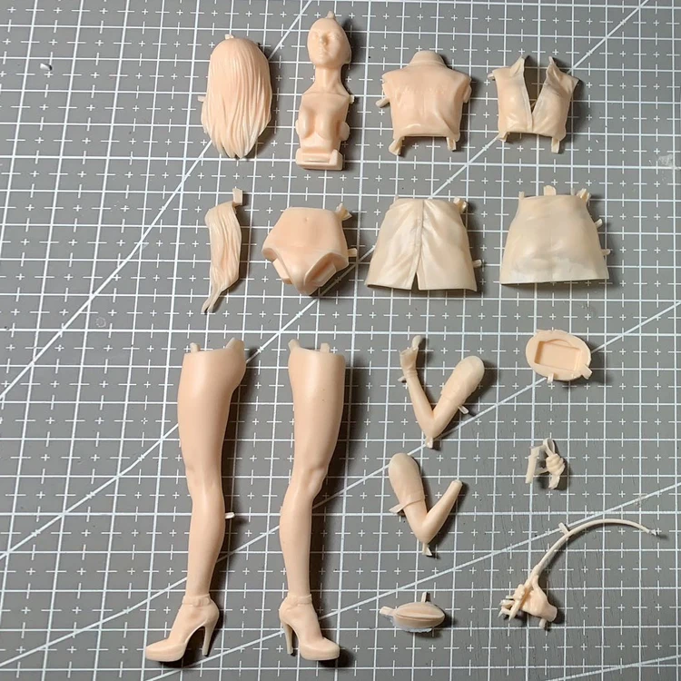 1/12 which-02 Female instructor, Resin Model figure GK, Japanese themes GK, Unassembled and unpainted kit